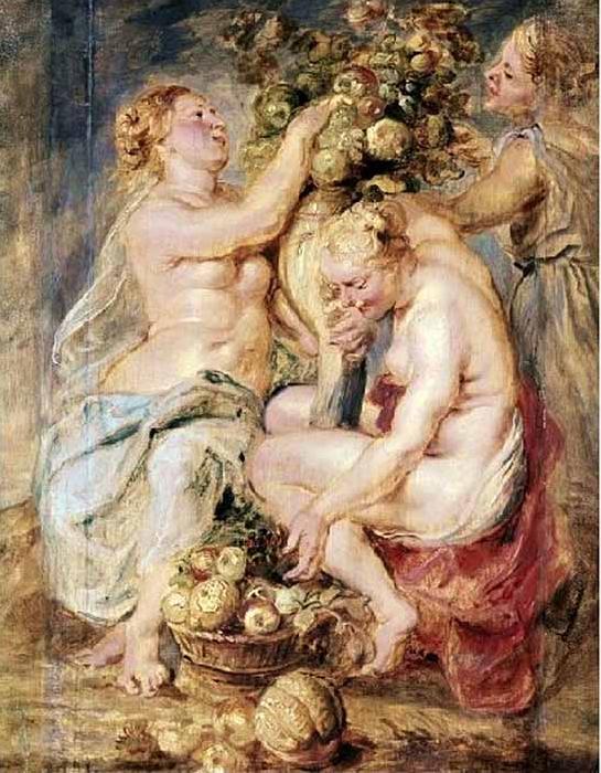 Peter Paul Rubens Ceres and Two Nymphs with a Cornucopia china oil painting image